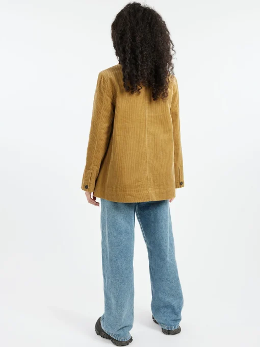 Hot - Cord Jacket in Golden Sand Women Outerwear