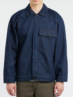 Fashion - Cotton Hemp Denim Jacket in Outerwear