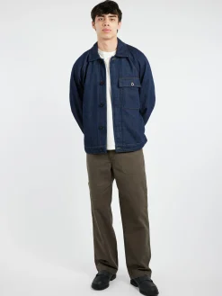 Fashion - Cotton Hemp Denim Jacket in Outerwear