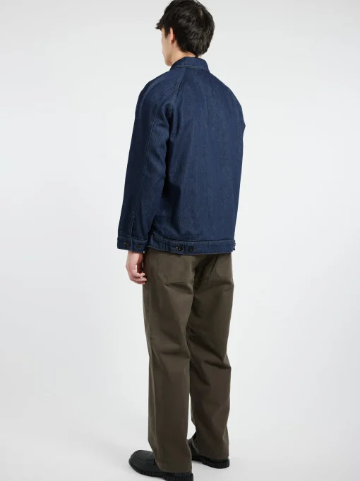 Fashion - Cotton Hemp Denim Jacket in Outerwear