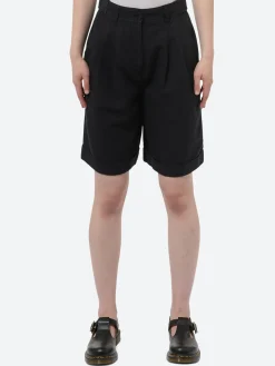 Fashion - Cotton Linen Twill Short in Women Shorts