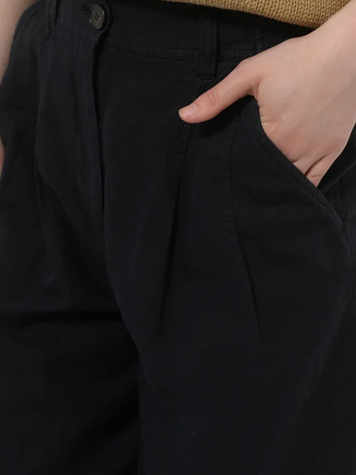 Fashion - Cotton Linen Twill Short in Women Shorts