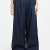 Clearance - Denim Wide Leg Trousers in Women Pants | Denim