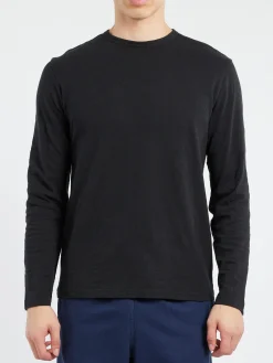 Online - Frank Long Sleeve Tee in Carbon Black T-Shirts