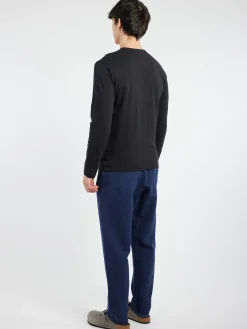 Online - Frank Long Sleeve Tee in Carbon Black T-Shirts