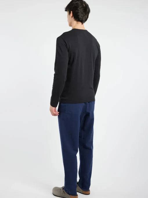 Online - Frank Long Sleeve Tee in Carbon Black T-Shirts