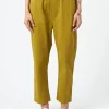 Fashion - Gabi Pull On Trousers in Wax Green Women Pants | Overalls & Jumpsuits