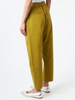 Fashion - Gabi Pull On Trousers in Wax Green Women Pants | Overalls & Jumpsuits