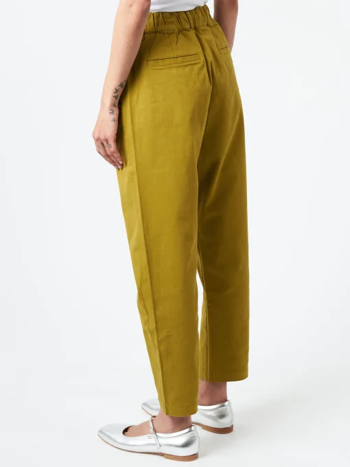 Fashion - Gabi Pull On Trousers in Wax Green Women Pants | Overalls & Jumpsuits