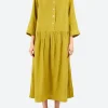 Clearance - Garment Dyed Linen Shirt Dress in Women Dresses