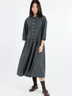 Clearance - Graph Check Shirt Dress in Women Overalls & Jumpsuits | Dresses