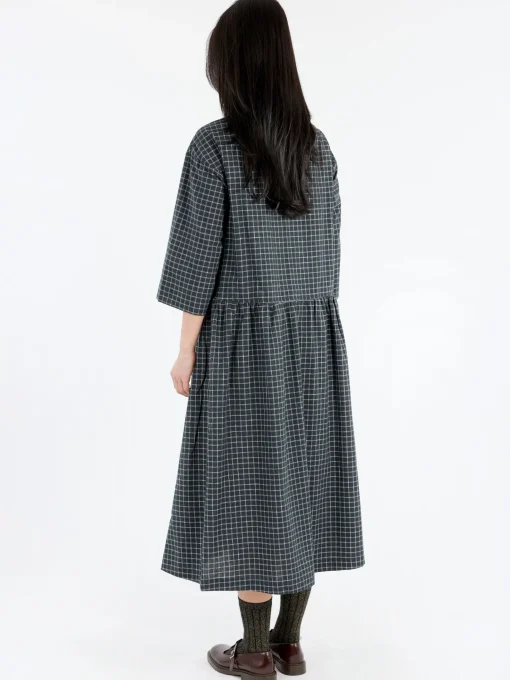 Clearance - Graph Check Shirt Dress in Women Overalls & Jumpsuits | Dresses
