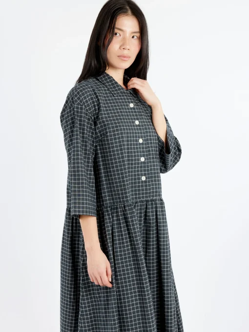 Clearance - Graph Check Shirt Dress in Women Overalls & Jumpsuits | Dresses