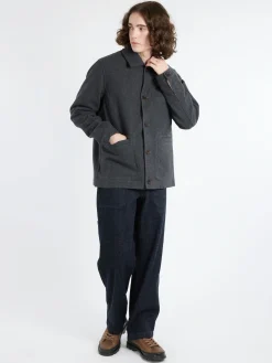 Outlet - Melton Wool Blend Chore Jacket in Outerwear