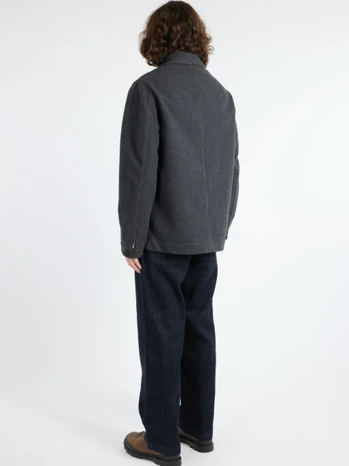 Outlet - Melton Wool Blend Chore Jacket in Outerwear