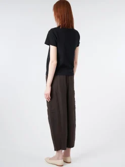 Online - Sadie Cotton Boy Tee in Carbon Black Women Tops & Blouses | T-Shirts