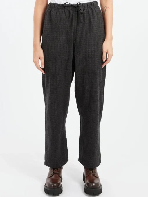 Discount - Suki Seersucker Check Trousers in Women Pants