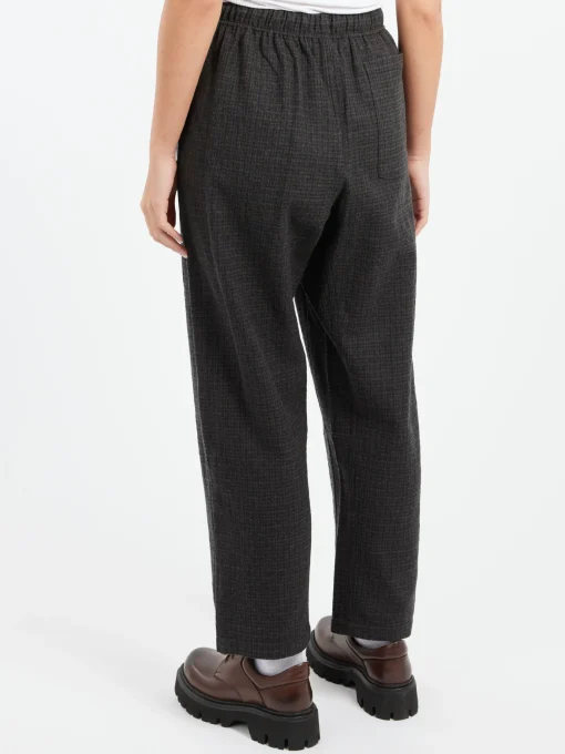 Discount - Suki Seersucker Check Trousers in Women Pants