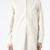Sale - Taro Stripe Poplin Shirt in Sunwashed Blue Women Tops & Blouses