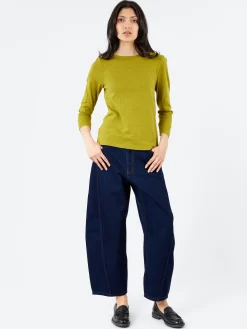 Discount - Twisted Seam Denim Trousers in Women Pants | Denim