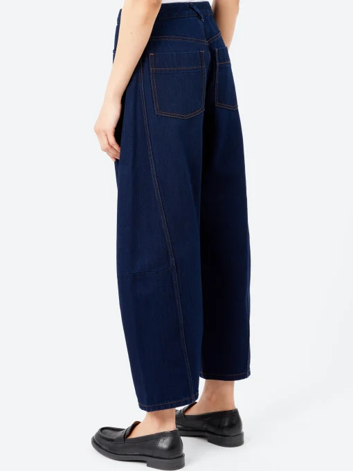 Discount - Twisted Seam Denim Trousers in Women Pants | Denim