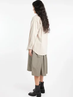 Discount - Baggy Shirt Jacket in Off Gray Women Overalls & Jumpsuits | Outerwear