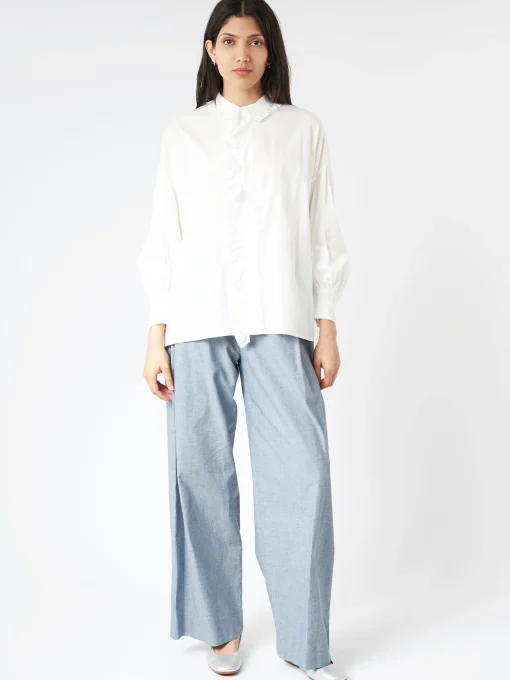 Clearance - Ruffle Shirt in Women Tops & Blouses
