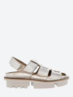 Hot - Closed Alliance in Nickle Lam (Silver) Women Overalls & Jumpsuits | Sandals