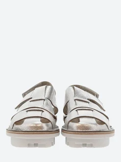 Hot - Closed Alliance in Nickle Lam (Silver) Women Overalls & Jumpsuits | Sandals