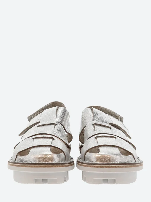 Hot - Closed Alliance in Nickle Lam (Silver) Women Overalls & Jumpsuits | Sandals