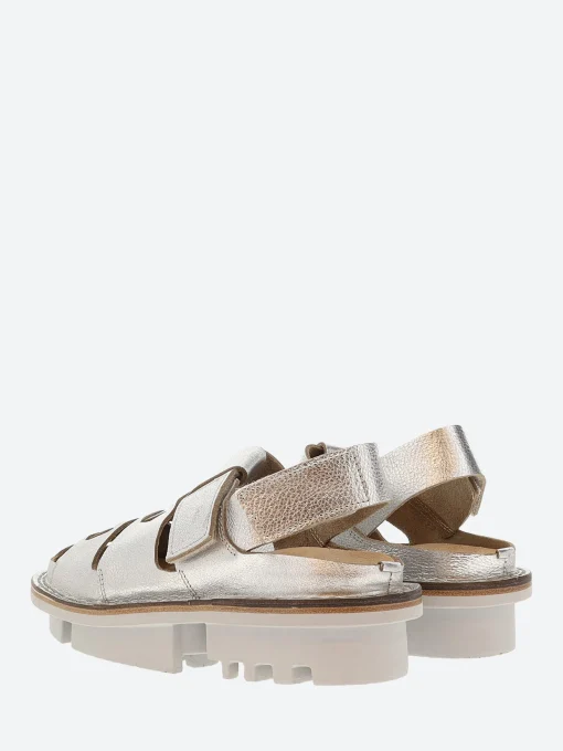 Hot - Closed Alliance in Nickle Lam (Silver) Women Overalls & Jumpsuits | Sandals