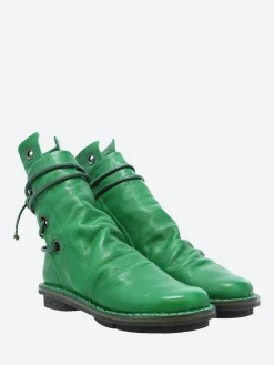 New - Closed Awning in Green Waw Women Boots