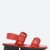 Outlet - Closed Review in Red Women Overalls & Jumpsuits | Sandals