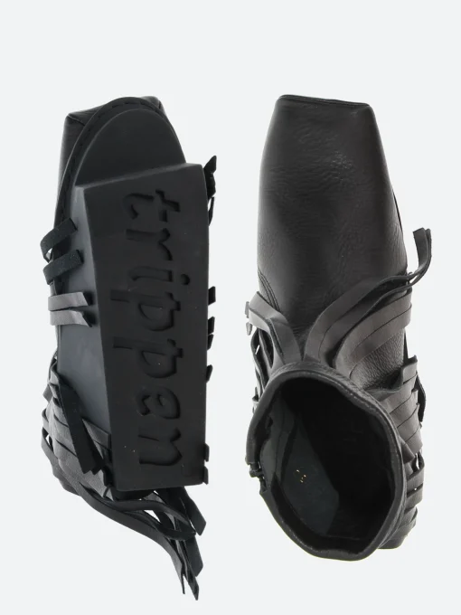 Fashion - Geisha Fluster in Black Waw Women Heels | Boots