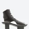 Outlet - Happy Mission Lace-Up Sandal in Black Women Overalls & Jumpsuits | Sandals