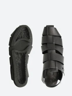 Outlet - Penna Return in Black Waw Sandals