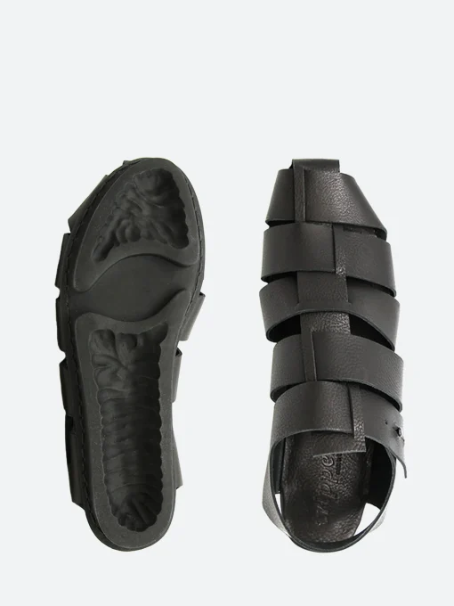 Outlet - Penna Return in Black Waw Sandals