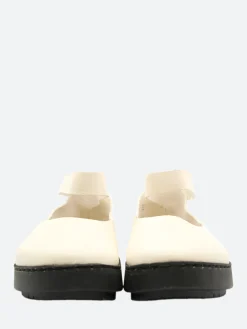 Clearance - Swan Lake in White with Black Sole Women Overalls & Jumpsuits | Sandals