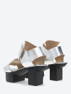 Fashion Happy Louise in Silver Women Mary Janes | Ballet Flats