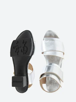 Fashion Happy Louise in Silver Women Mary Janes | Ballet Flats