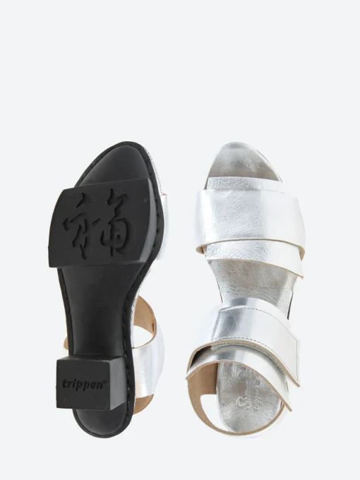Fashion Happy Louise in Silver Women Mary Janes | Ballet Flats