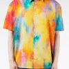 Discount - Lyrique S/S Shirt in Light Multi Button-Ups