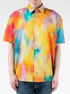 Discount - Lyrique S/S Shirt in Light Multi Button-Ups