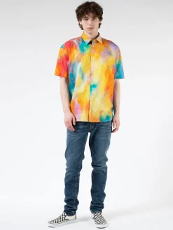 Discount - Lyrique S/S Shirt in Light Multi Button-Ups