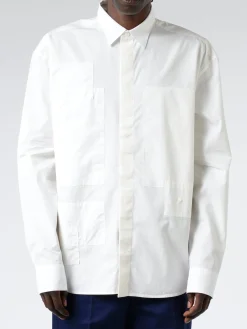 Clearance - Paysage Shirt in Off White Button-Ups