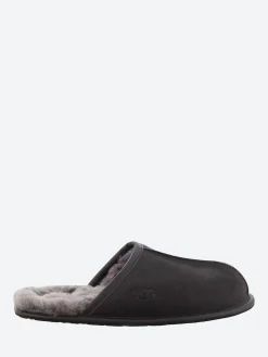 Outlet - Scuff Leather Slipper in Slippers