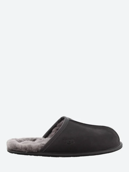 Outlet - Scuff Leather Slipper in Slippers