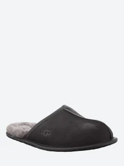Outlet - Scuff Leather Slipper in Slippers