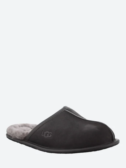 Outlet - Scuff Leather Slipper in Slippers