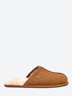 Hot - Scuff Suede Slippers in Slippers